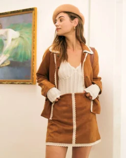 The Lapel Single-breasted Suede Jacket 9 The Lapel Single-breasted Suede Jacket -Deals Dress N Swimwear Store jackets the lapel single breasted suede jacket 38440588017877