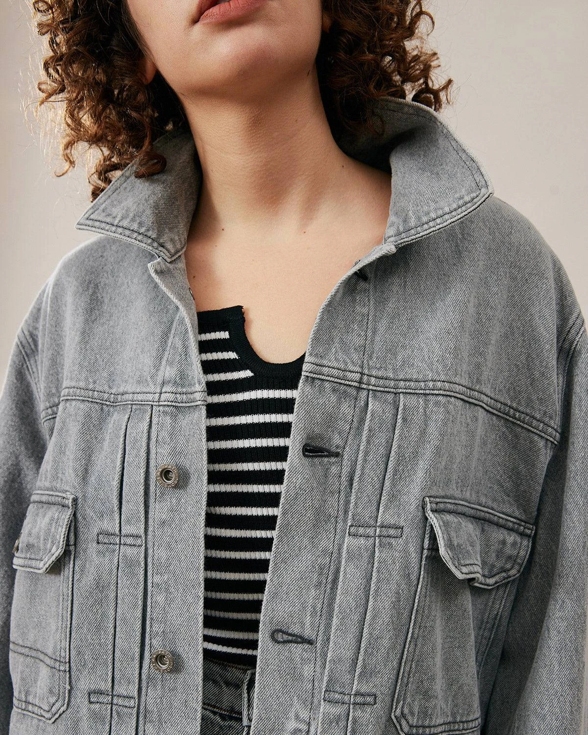 The Premium-fabric Vintage Denim Jacket 2 The Premium-fabric Vintage Denim Jacket - Image 2
