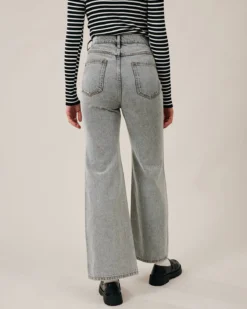 The Premium-fabric Vintage Wide-leg Flared Jeans -Deals Dress N Swimwear Store jeans the premium fabric vintage wide leg flared jeans 36593928700117