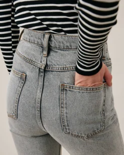 The Premium-fabric Vintage Wide-leg Flared Jeans -Deals Dress N Swimwear Store jeans the premium fabric vintage wide leg flared jeans 36593928798421