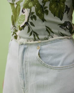 The Premium-fabric Wide-leg Crop Jeans -Deals Dress N Swimwear Store jeans the premium fabric wide leg crop jeans 36601579077845