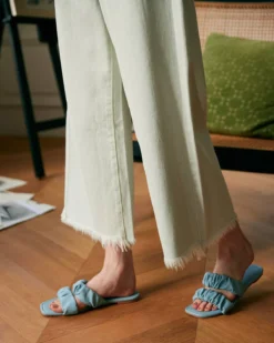 The Premium-fabric Wide-leg Crop Jeans -Deals Dress N Swimwear Store jeans the premium fabric wide leg crop jeans 37400311365845