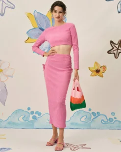 The Textured Crop Knit Top -Deals Dress N Swimwear Store knit tops the textured crop knit top 38262786195669