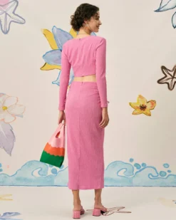 The Textured Crop Knit Top -Deals Dress N Swimwear Store knit tops the textured crop knit top 38262788030677