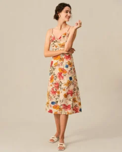 The Cowl Neck Suspender Midi Dress 11 The Cowl Neck Suspender Midi Dress -Deals Dress N Swimwear Store midi dresses multi s the cowl neck suspender midi dress 37949752574165