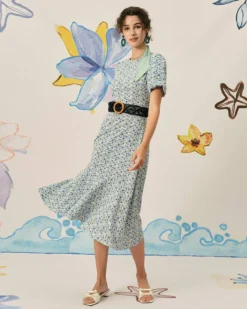 The Ruffle Backless Floral Midi Dress 8 The Ruffle Backless Floral Midi Dress -Deals Dress N Swimwear Store midi dresses the ruffle backless floral midi dress 38354418532565