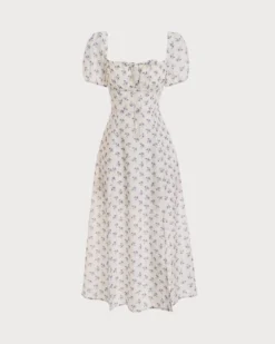 The Short Sleeve Floral Ruched Midi Dress 11 The Short Sleeve Floral Ruched Midi Dress -Deals Dress N Swimwear Store midi dresses the short sleeve floral ruched midi dress 37553241587925