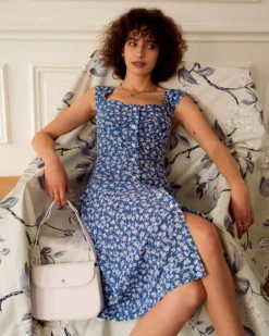 The Single-breasted Floral Midi Dress -Deals Dress N Swimwear Store midi dresses the single breasted floral midi dress 37777171841237