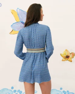 The Frill Trim Tie Neck Mini Dress 9 The Frill Trim Tie Neck Mini Dress -Deals Dress N Swimwear Store mini dresses the frill trim tie neck mini dress 38002259067093