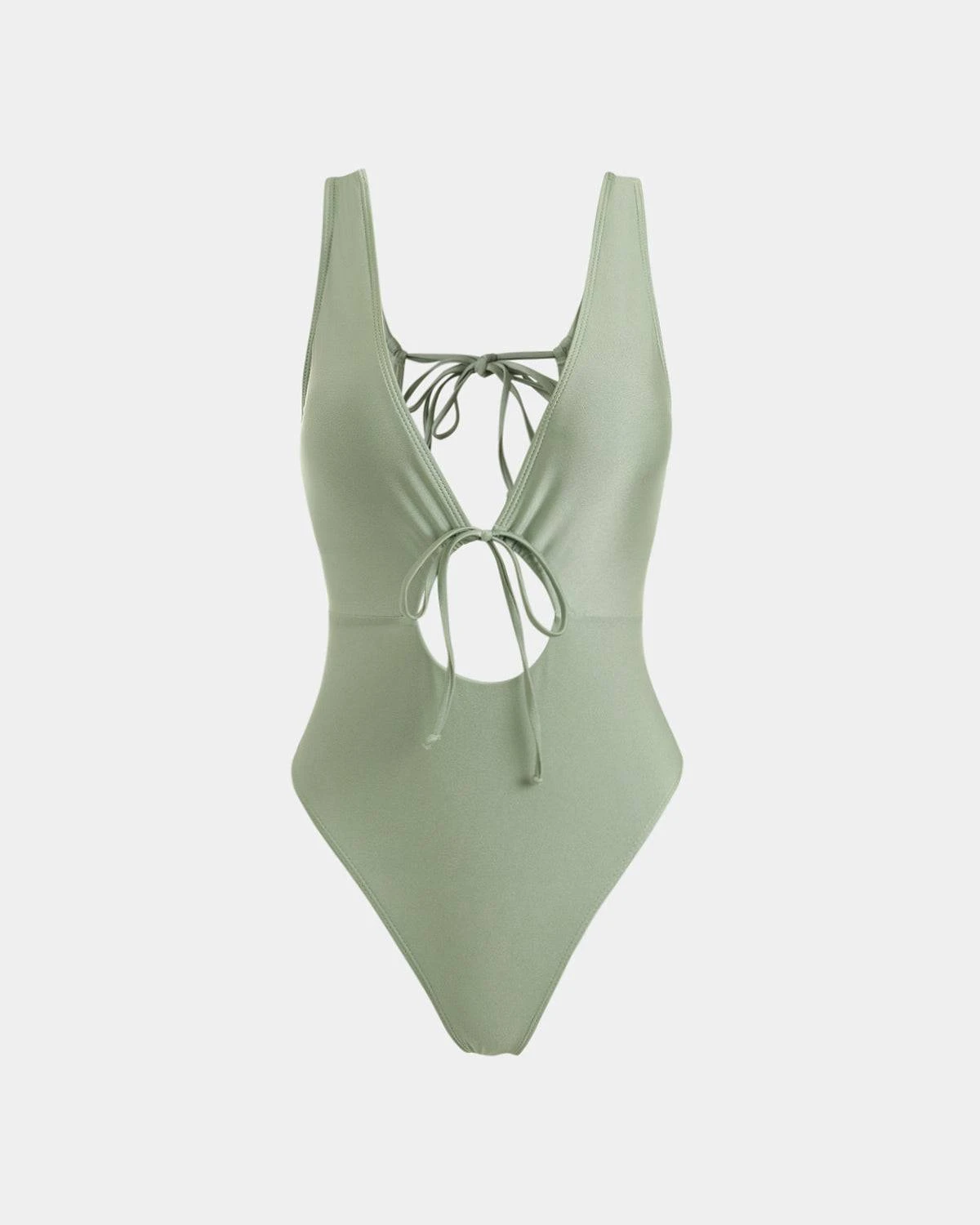 The Tie Front Cutout One-Piece Swimsuit 6 The Tie Front Cutout One-Piece Swimsuit - Image 6