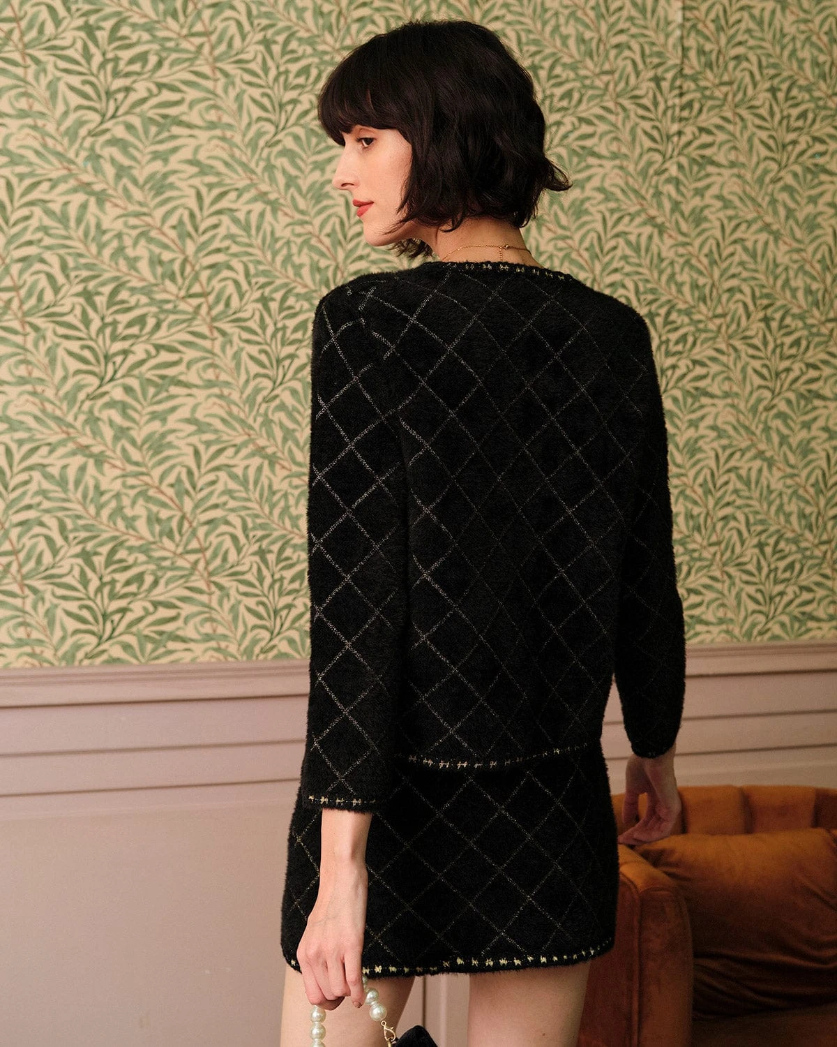 The Argyle Cardigan And Mini Skirt Set 6 The Argyle Cardigan And Mini Skirt Set - Image 6