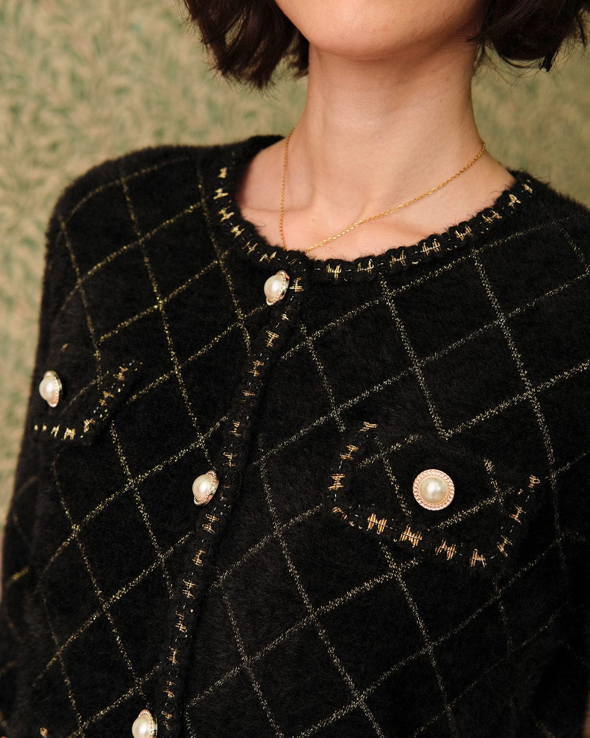 The Argyle Cardigan And Mini Skirt Set 2 The Argyle Cardigan And Mini Skirt Set - Image 2