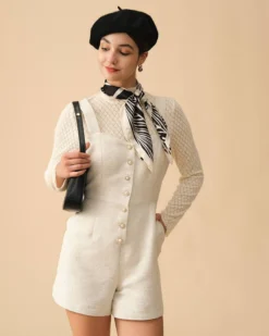 The Solid Single-breasted Sling Romper -Deals Dress N Swimwear Store rompers the solid single breasted sling romper 38527076171989