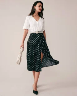 The Polka Dots A-line Skirt -Deals Dress N Swimwear Store skirts the polka dots a line skirt 37177873236181