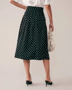 The Polka Dots A-line Skirt -Deals Dress N Swimwear Store skirts the polka dots a line skirt 37177873301717