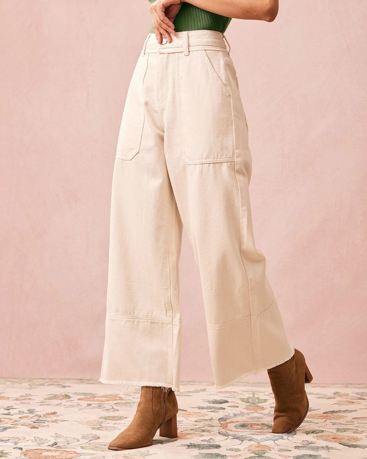 The White High Waisted Wide Leg Jeans 1 The White High Waisted Wide Leg Jeans