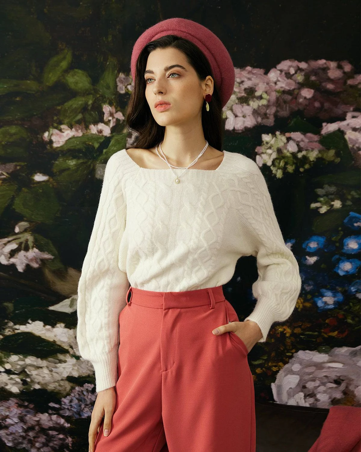 The Romance Cable Knit Crew Sweater 1 The Romance Cable Knit Crew Sweater