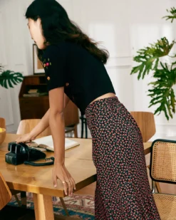 The Floral Embroidered Crop Tee 11 The Floral Embroidered Crop Tee -Deals Dress N Swimwear Store tees the floral embroidered crop tee 36437335638229