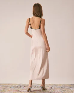 The Apricot Contrast Trim Satin Maxi Dress 9 The Apricot Contrast Trim Satin Maxi Dress -Deals Dress N Swimwear Store the apricot contrast satin maxi dress dresses nhaqkh