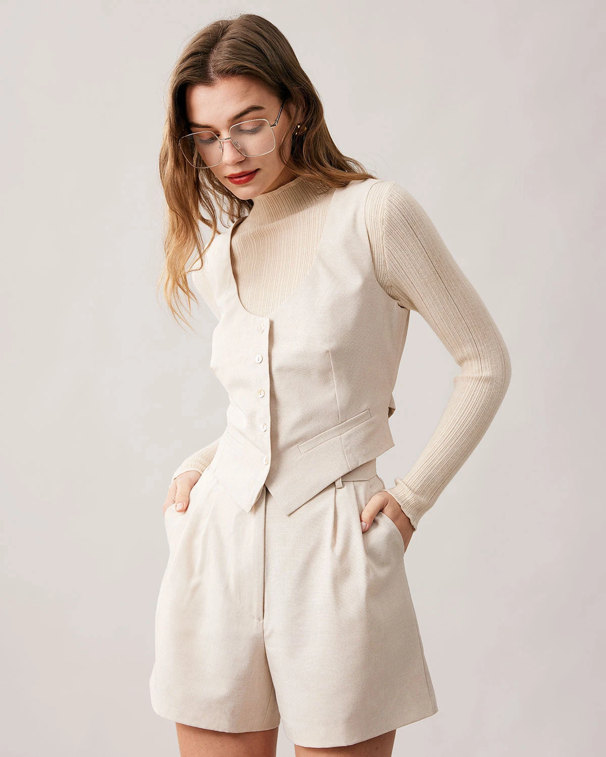 The Apricot High Waisted Wide Leg Shorts 1 The Apricot High Waisted Wide Leg Shorts