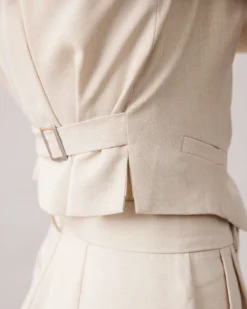 The Apricot Round Neck Button Up Waistcoat -Deals Dress N Swimwear Store the apricot round neck solid vest tops ajabsl 309790