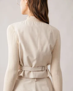 The Apricot Round Neck Button Up Waistcoat -Deals Dress N Swimwear Store the apricot round neck solid vest tops arftlr 710476