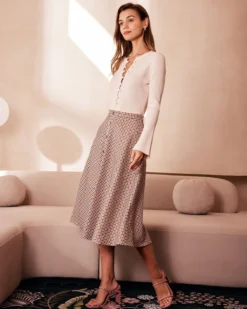 The Apricot Round Neck Button Up Knit Top 9 The Apricot Round Neck Button Up Knit Top -Deals Dress N Swimwear Store the apricot solid button knit top tops nw1lf0 374850