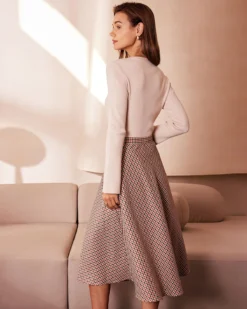 The Apricot Round Neck Button Up Knit Top 11 The Apricot Round Neck Button Up Knit Top -Deals Dress N Swimwear Store the apricot solid button knit top tops wnytvg 387690