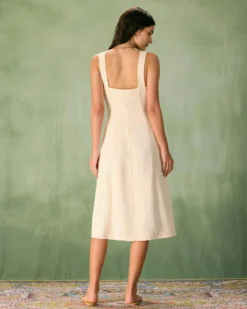 The Apricot Square Neck Button Slip Midi Dress 13 The Apricot Square Neck Button Slip Midi Dress -Deals Dress N Swimwear Store the apricot square neck button midi dress dresses nppzcy