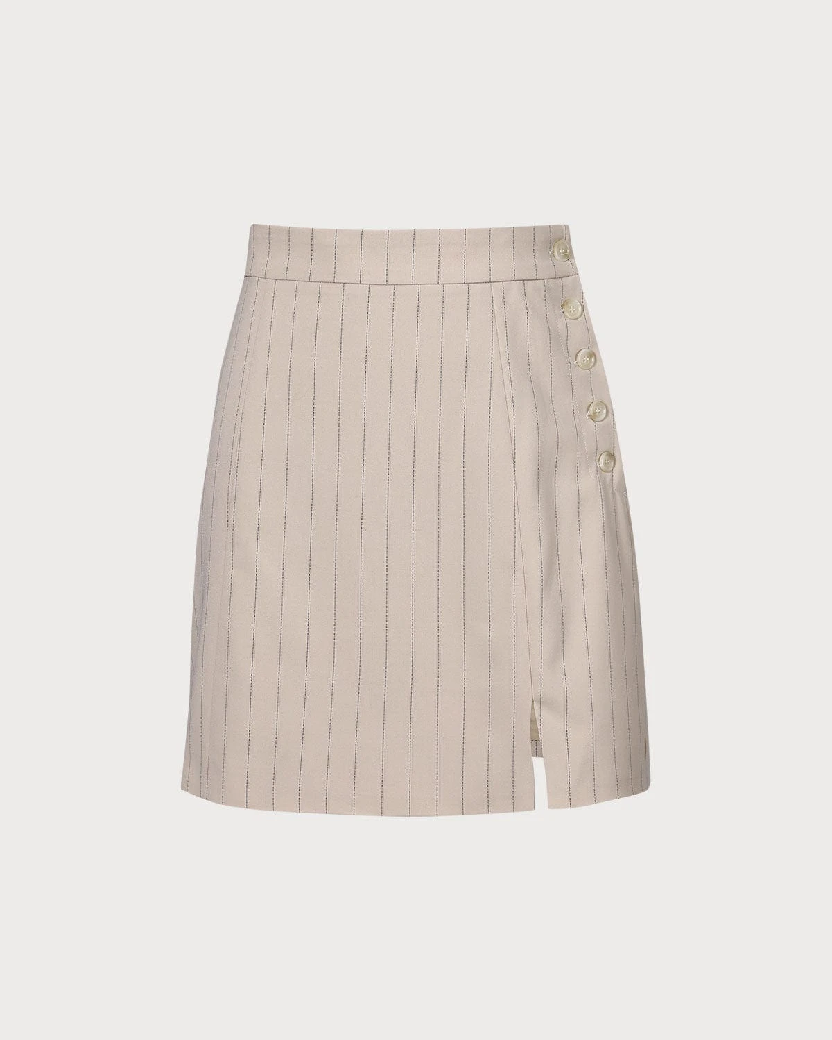 The Apricot Striped Split Hem Mini Skirt 8 The Apricot Striped Split Hem Mini Skirt - Image 8