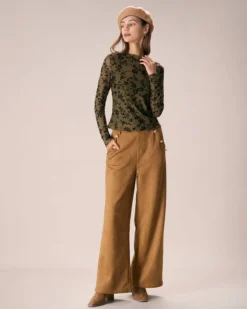 The Army Green Mesh Floral Blouse & Cami Top -Deals Dress N Swimwear Store the army green mesh floral blouse cami top tops lqerua