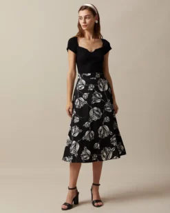 The Black Square Neck Short Sleeve Knit Top -Deals Dress N Swimwear Store the basic teardrop short sleeves top tops xlcis5 447180