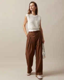 The Beige Sleeveless Pointelle Ribbed Knit Vest -Deals Dress N Swimwear Store the beige pointelle ribbed knit vest tops vj0lud