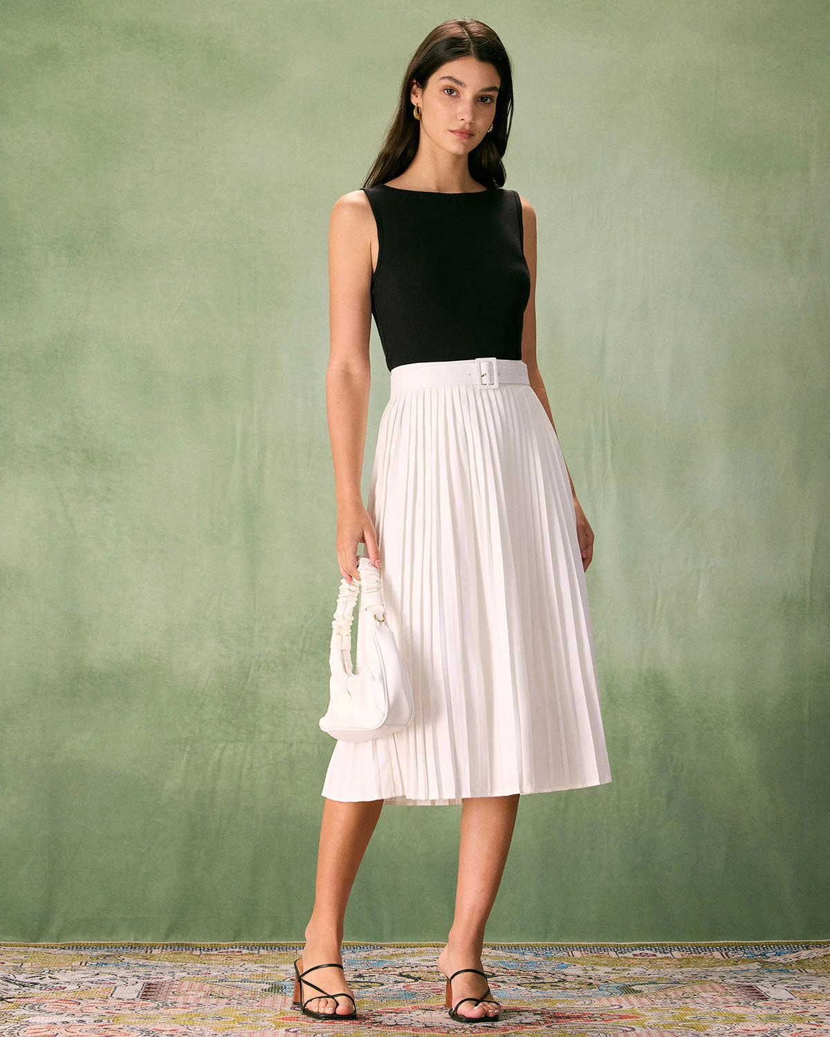 The Black Boat Neck Knit Tank Top 3 The Black Boat Neck Knit Tank Top - Image 3