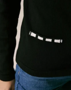 The Black Lapel Seam Colorblock Cardigan -Deals Dress N Swimwear Store the black collared seam colorblock cardigan tops u9wrcl 185391