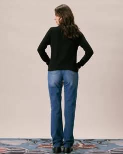 The Black Lapel Seam Colorblock Cardigan -Deals Dress N Swimwear Store the black collared seam colorblock cardigan tops xgbvgq 415570