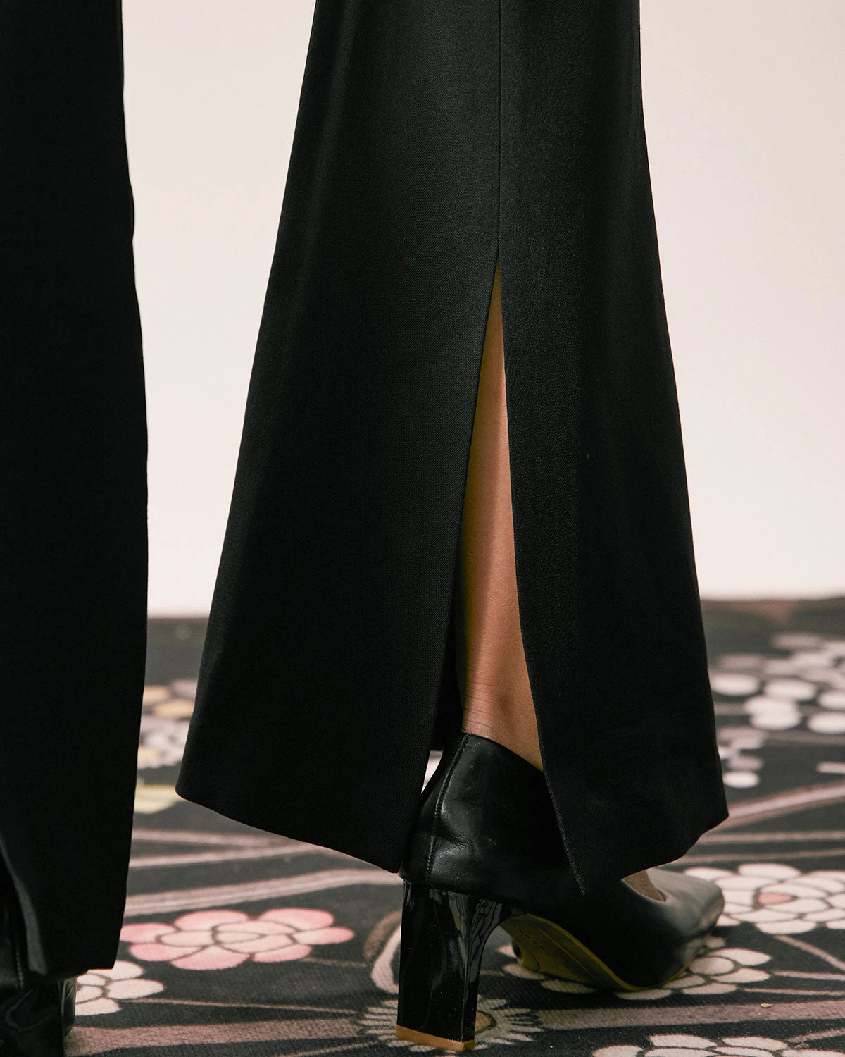 The Black High Waisted Zipper Flare Pants 5 The Black High Waisted Zipper Flare Pants - Image 5