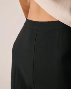 The Black High Waisted Zipper Flare Pants 9 The Black High Waisted Zipper Flare Pants -Deals Dress N Swimwear Store the black high waisted flare pants bottoms znrjtf