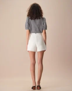 The Black Lapel Plaid Button Shirt -Deals Dress N Swimwear Store the black lapel plaid button shirt tops ywrycp