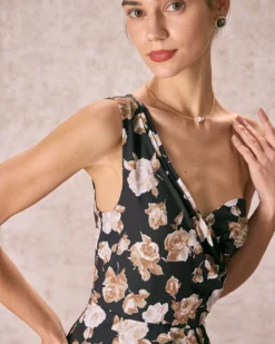 The Black One Shoulder Floral Maxi Dress 10 The Black One Shoulder Floral Maxi Dress -Deals Dress N Swimwear Store the black one shoulder floral maxi dress dresses naqhay