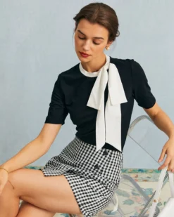 The Black High Waisted Plaid Button Mini Skort -Deals Dress N Swimwear Store the black plaid button detail skort bottoms 6xew5x 485073