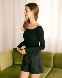 The Black Round Neck Crossover Back Tee 9 The Black Round Neck Crossover Back Tee -Deals Dress N Swimwear Store the black round neck crossover back tee tops azndir