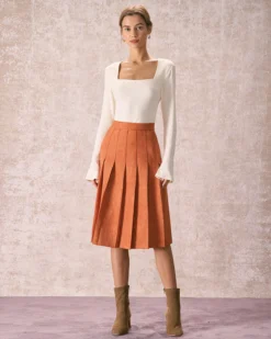 The Beige Square Neck Slit Flare Sleeve Tee 10 The Beige Square Neck Slit Flare Sleeve Tee -Deals Dress N Swimwear Store the black square neck flare sleeve tee tops n4znah 0176b827 0282 482d abf4 ae826504a1ce