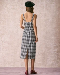 The Black Sweetheart Neck Plaid Midi Dress 13 The Black Sweetheart Neck Plaid Midi Dress -Deals Dress N Swimwear Store the black sweetheart neck plaid midi dress dresses s1jbqf
