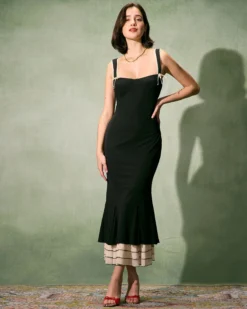 The Black Sweetheart Neck Bodycon Slip Maxi Dress 9 The Black Sweetheart Neck Bodycon Slip Maxi Dress -Deals Dress N Swimwear Store the black sweetheart neck trumpet dress dresses 8zj8py