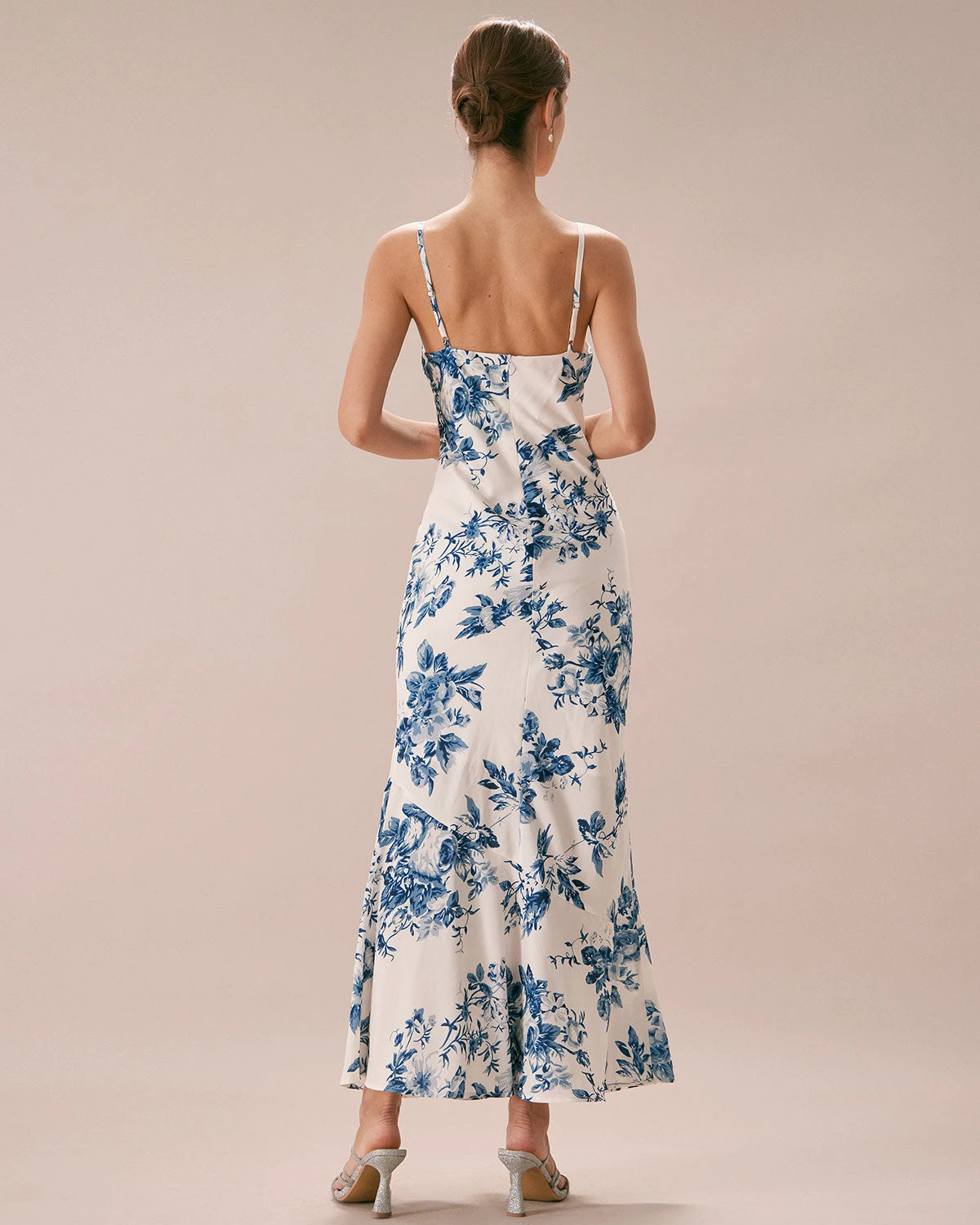 The Blue Floral Slip Maxi Dress 6 The Blue Floral Slip Maxi Dress - Image 6