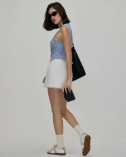 The Blue V-Neck Button Vest 11 The Blue V-Neck Button Vest -Deals Dress N Swimwear Store the blue v neck button vest tops 3netc2