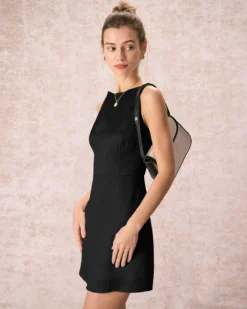 The Black Boat Neck Satin A-Line Mini Dress 8 The Black Boat Neck Satin A-Line Mini Dress -Deals Dress N Swimwear Store the boat neck satin mini dress dresses 7upkoo fdd98156 5c93 4646 9ab1 bc2df135f96a