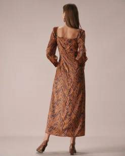 The Brown Sweetheart Neck Zebra Maxi Dress 9 The Brown Sweetheart Neck Zebra Maxi Dress -Deals Dress N Swimwear Store the brown sweetheart neck zebra maxi dress dresses oqggpj