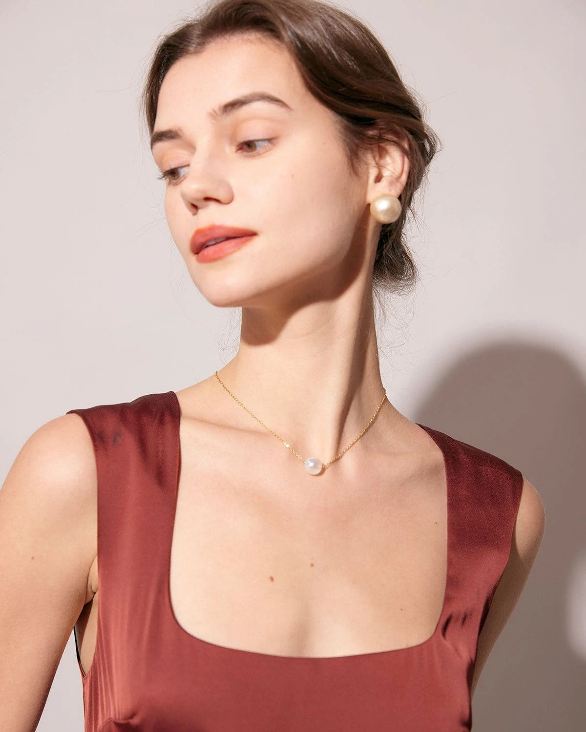 The Coffee Square Neck Sleeveless Satin Midi Dress 2 The Coffee Square Neck Sleeveless Satin Midi Dress - Image 2